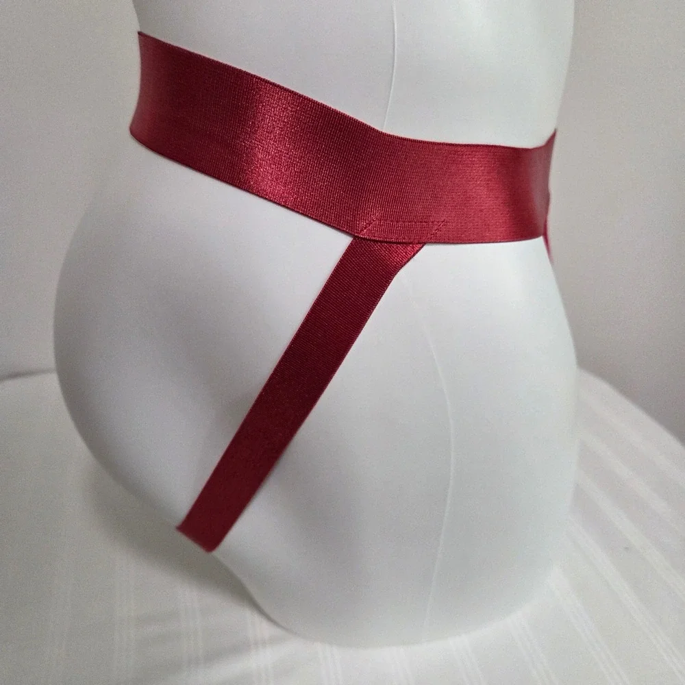 Cosabella Luxury Italian Men's‎ Lace Jock Strap Designer Underwear Mystic Red